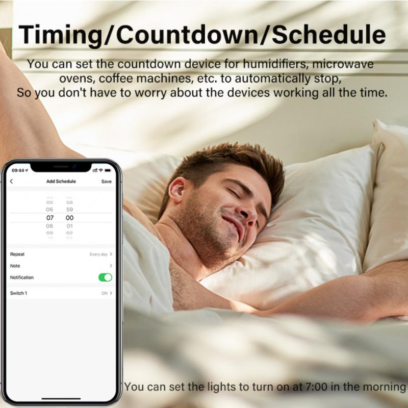 Tuya WiFi Mini DIY Light Switch Module 1/2 Gang Smart Life Timer Relay Control Breaker Work with Alexa Google Home Yandex Alice