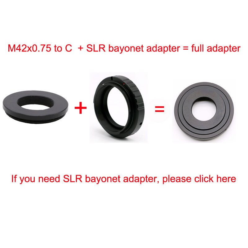 M42 to M48 C-mount RMS Adapter Male M42 to Male M4... – Grandado