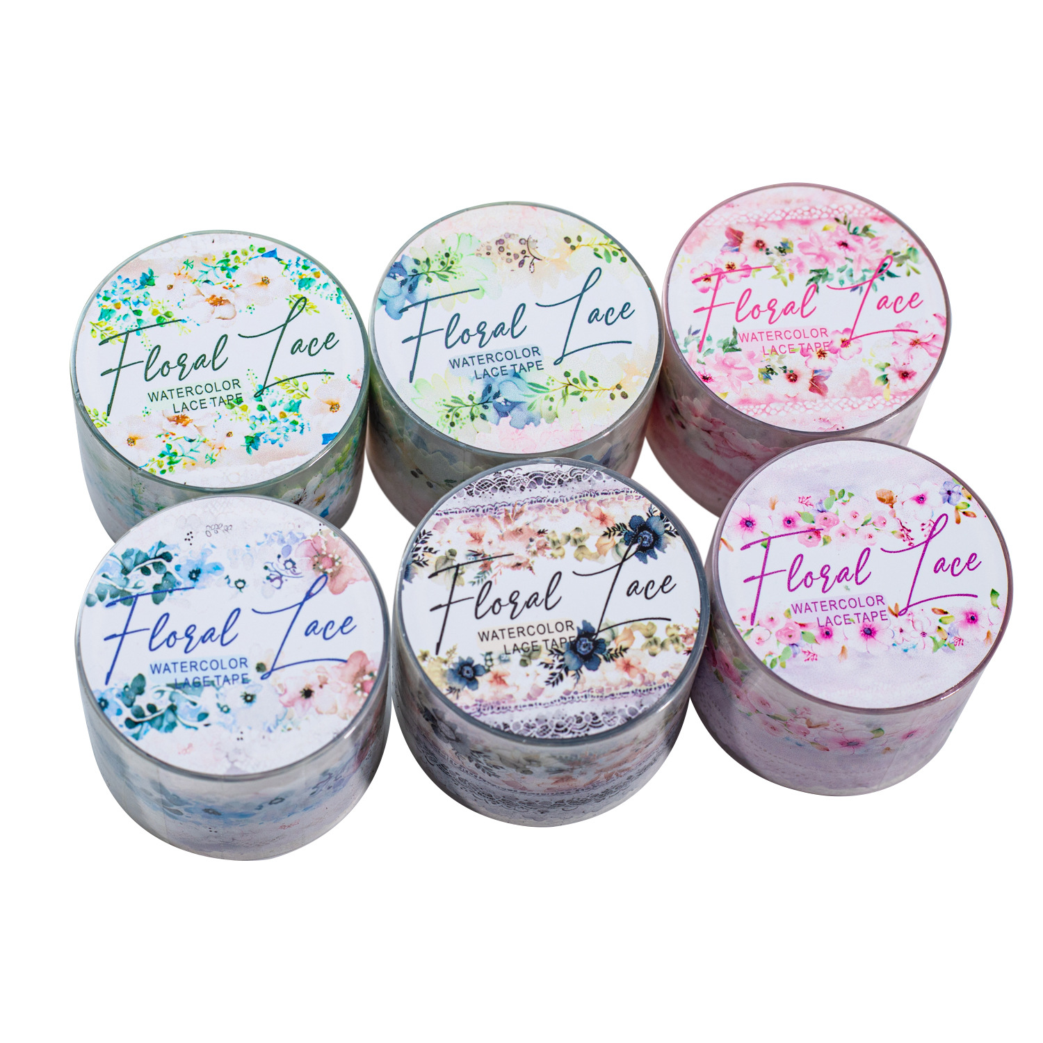 Lace Washi Tape Lace Pattern Self-Adhesive Tape Cute Washi Tape Masking DIY Scrapbooking Lace Tape Sticker for Scrapbooking Card