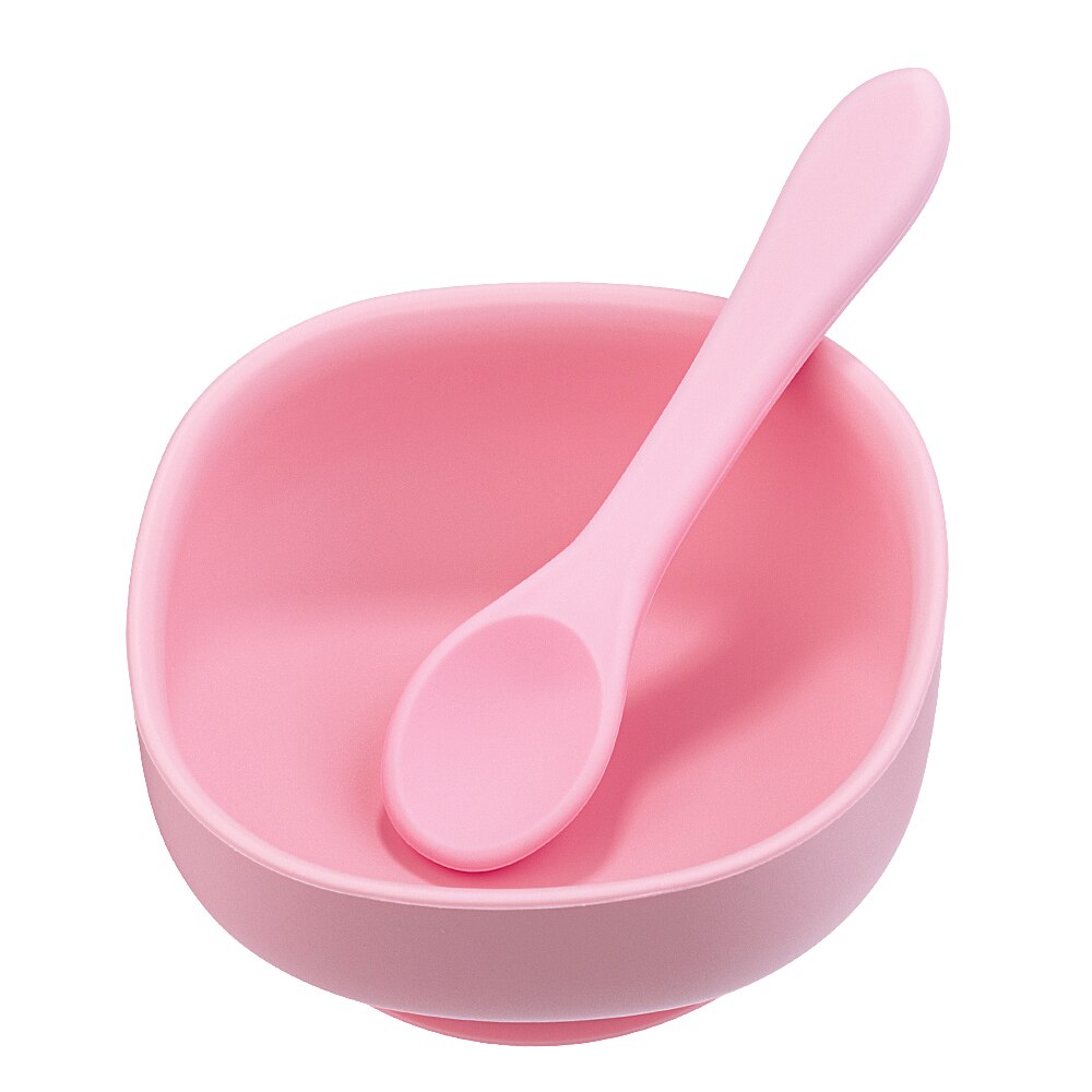 1pc baby leervoedingsboog zuigkom set babybord kinderen peuter training servies bpa-vrij siliconen kom: Bbc 041-15