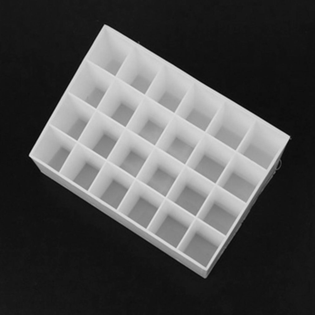 24 grille étui de rouge à lèvres en plastique cosmétique organisateur rouge à lèvres présentoir Portable maquillage boîte de rangement