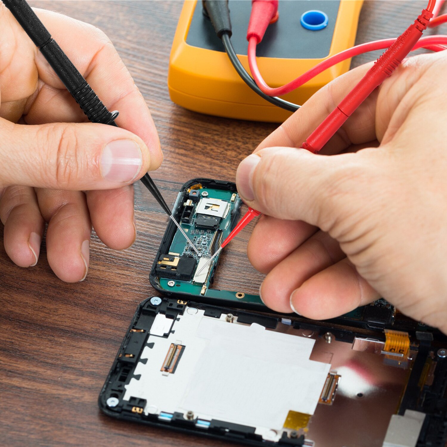 Meterk MK30 Electronic Test Lead Kits Multimeter Lead with Alligator Clips Accessories forDMM Digital Multi Meter & Clamp Meters