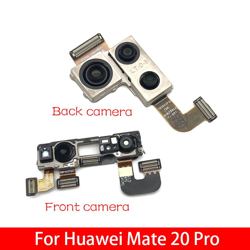 Für Huawei Kamerad 20 Profi Vordere Haupt Zurück Hinten Kamera biegen Kabel Modul Band