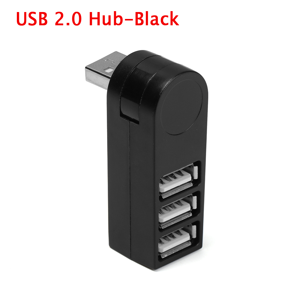 1pc High Speed USB 2.0/3.0 HUB Multi USB Splitter 4 Ports Expander Multiple USB Expander Computer Accessories For Laptop PC: USB 2.0 Hub-Black