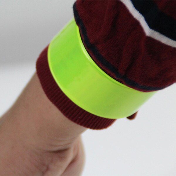 Reflective Snap Bands Reflective Slap Bracelet Reflective Wristband High Visibility Reflectors for Riding Bike CMG786