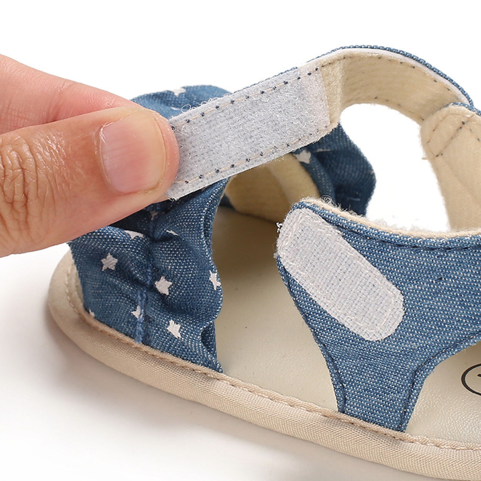 Sandales d'été en caoutchouc pour filles, chaussures de plage pour enfants, motif étoile, souples, antidérapantes, premiers pas, princesse,
