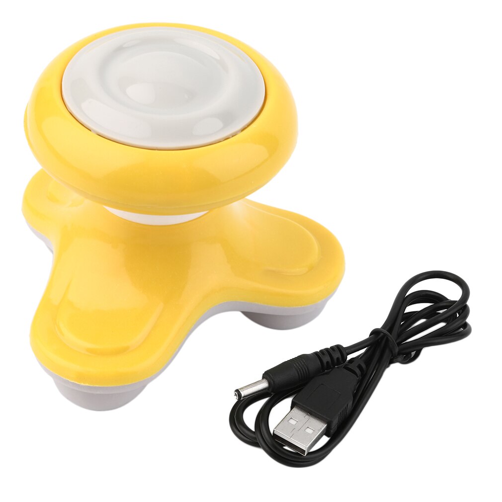 Mini elektrisk håndtaget bølge vibrerende massageapparat usb batteri helkropsmassage massage elektrisk nem kontrol