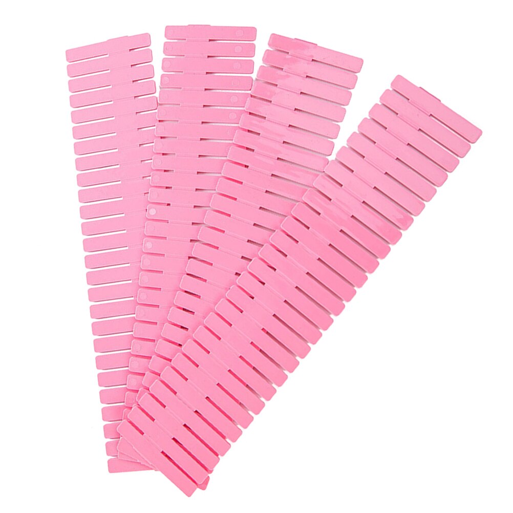 4 stk gør-det-selv-plastik-husholdningsskuffehylder organiser skillevæg opbevaring til tørklæder skabsundertøj makeupstrømper stationære