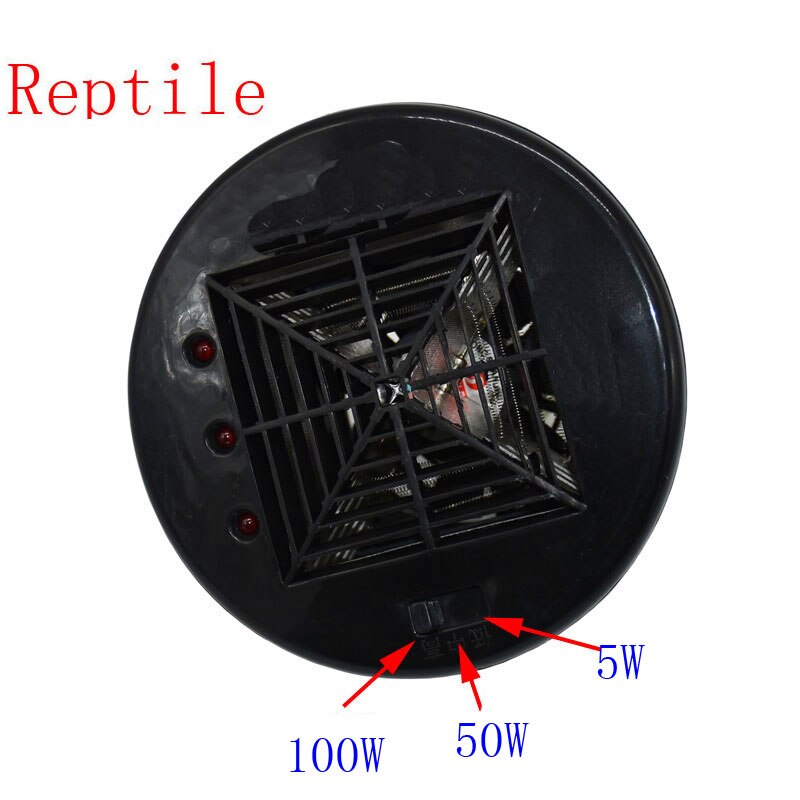 Reptile air conditioning heater Heat lamps Turtles lizards snakes chicks warm in winter Ceramic lamp 5W50W100W Poultry supplies