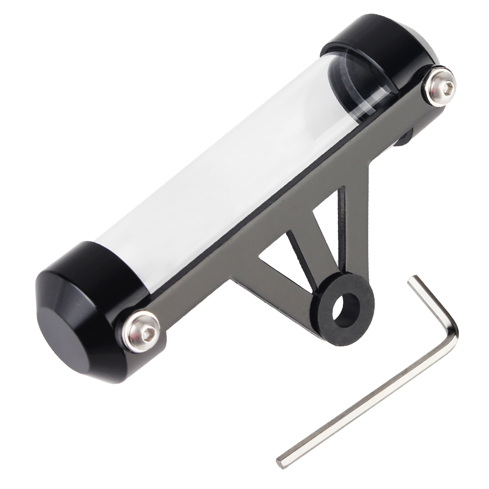 Motorfiets Belastingplaat Document Buishouder Universele Motor Scooter Accessoires Registratie Motorfiets Veilig Enkel Zwart Acryl
