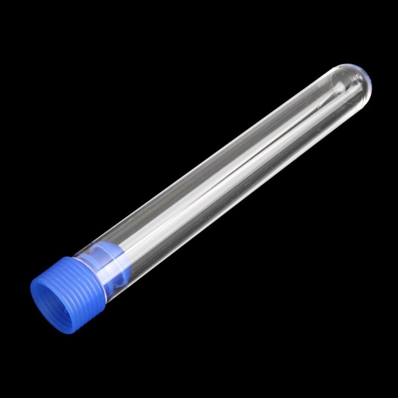 20 Pcs Tubes à Essai en Plastique - Outil de Laboratoire Gradué