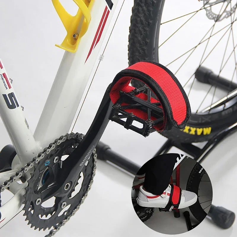 2 ks popruhy na pedále na bicykel klip na špičku popruh opasok priľnavý pásik na pedále na bicykel pevný prevod cyklistický fixie kryt