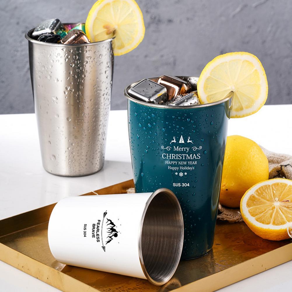 350/500ml Espresso Cups Stainless Steel Stackable Mug Coffee Cups Juice Beer Mug Water Cup Tumblers Coffee Mug Drinking Cup