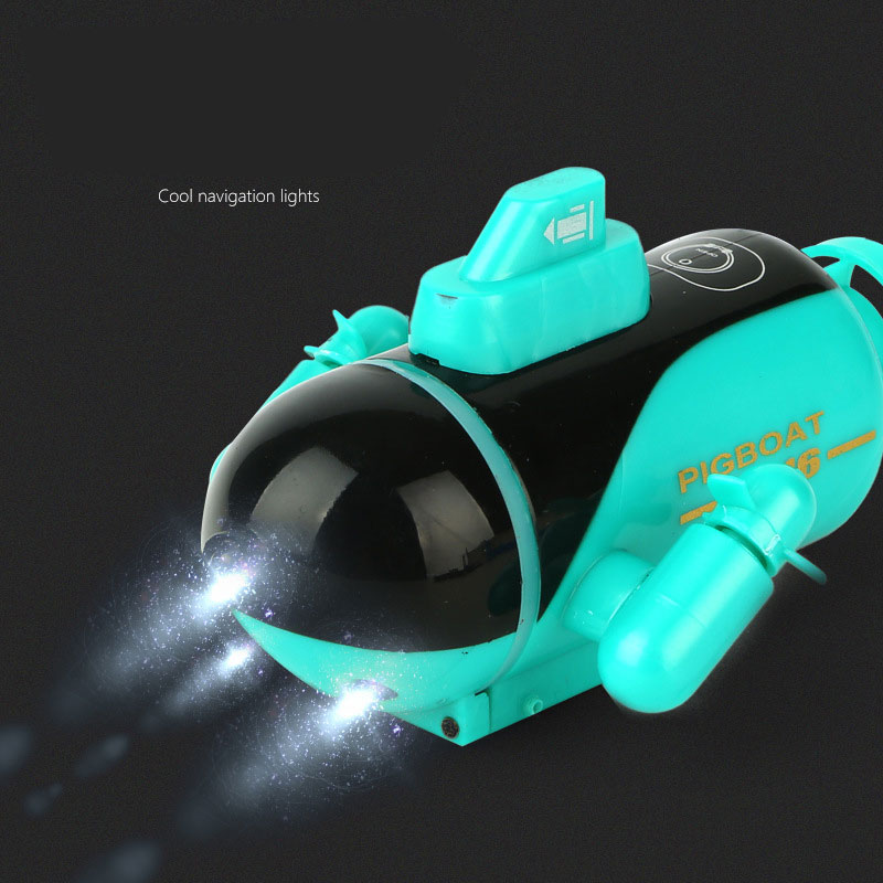Mini LED Zes Kanaals Radiogestuurde Waterdichte RC Afstandsbediening Onderzeeërs Kid's Wetenschappelijke Experiment Grappig Speelgoed