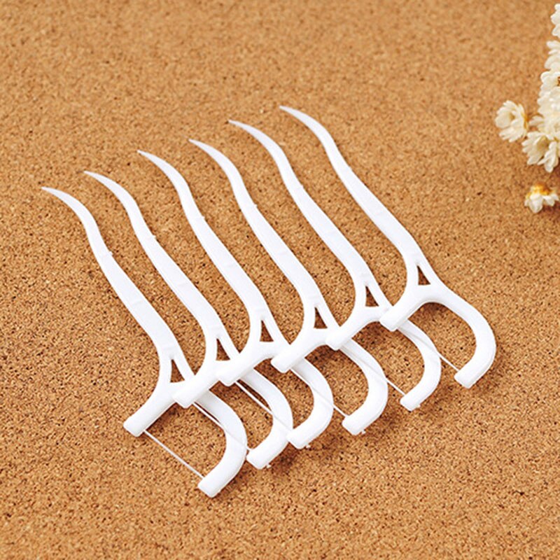 30Pcs Baby Kinderen Wit Floss Tanden Stick Interdentale Cleaner Brush Floss Pick Veiligheid Praktische Flosses