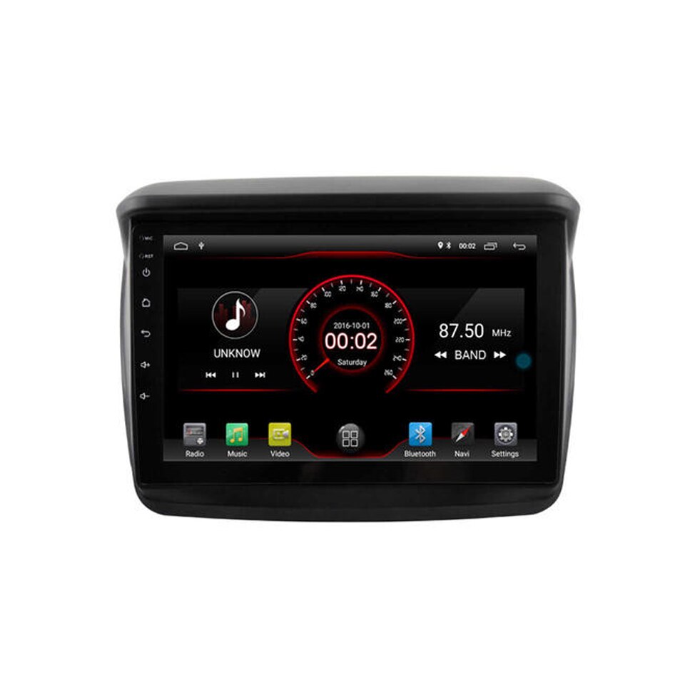 2 din etulevy mitsubishi pajero sport triton  l200 mornitorille keskellä keskimmäistä stereopaneelia kojelautaan asennussarjan asennussarja