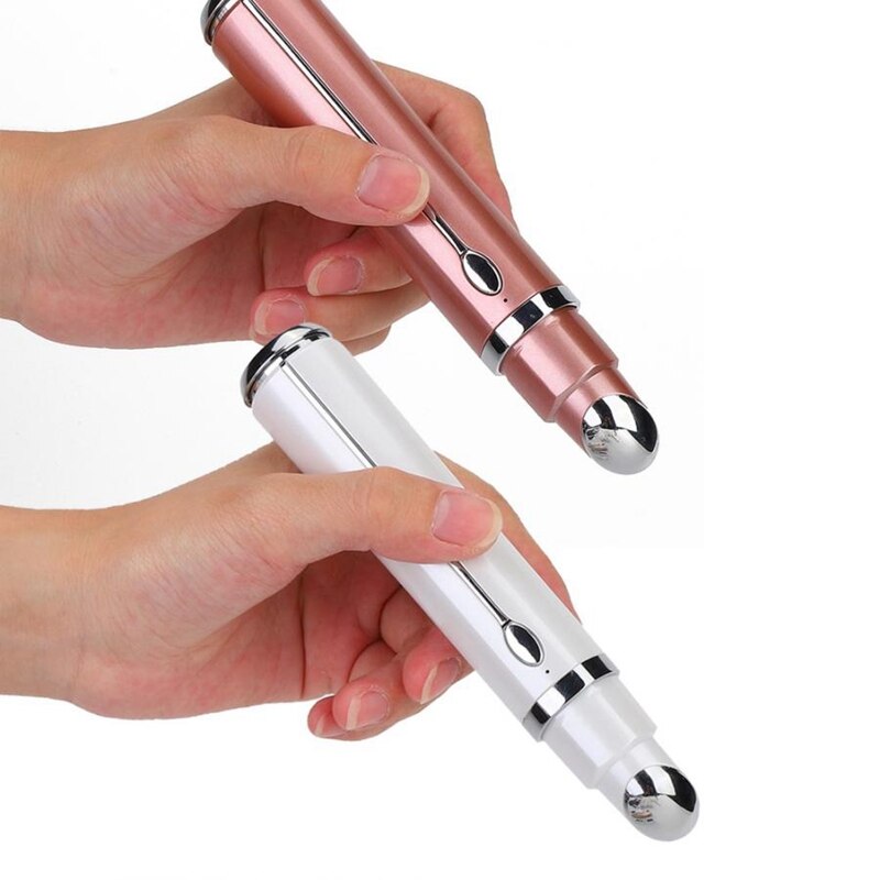 Zilver Oog Massager Dark Circle Remover Eye Zakken Eliminatie Stimulator Schoonheid Machine