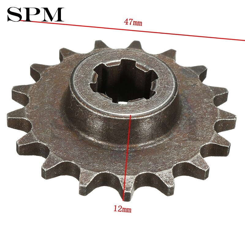 T8F 8mm 11/14/17 Tooth Front Pinion Sprocket Chain Cog Mini Moto Dirt Bike