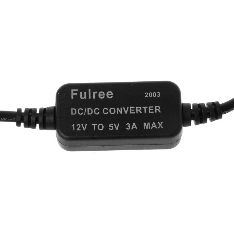 Autolader dubbele usb vrouwelijke stekker 12v to 5v 3a dc naar dc voeding converter voor dvr  e7ca