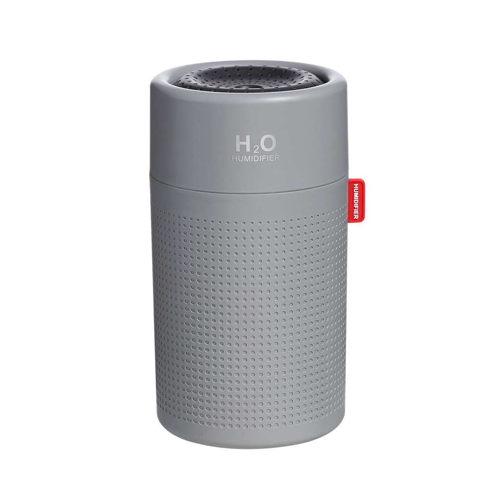 Grote Capaciteit 750 Ml Luchtbevochtiger Draadloze Ultrasone Usb Oplaadbare Aroma Diffuser Kleur Led Mist Maker Heel Humidificador: Grey