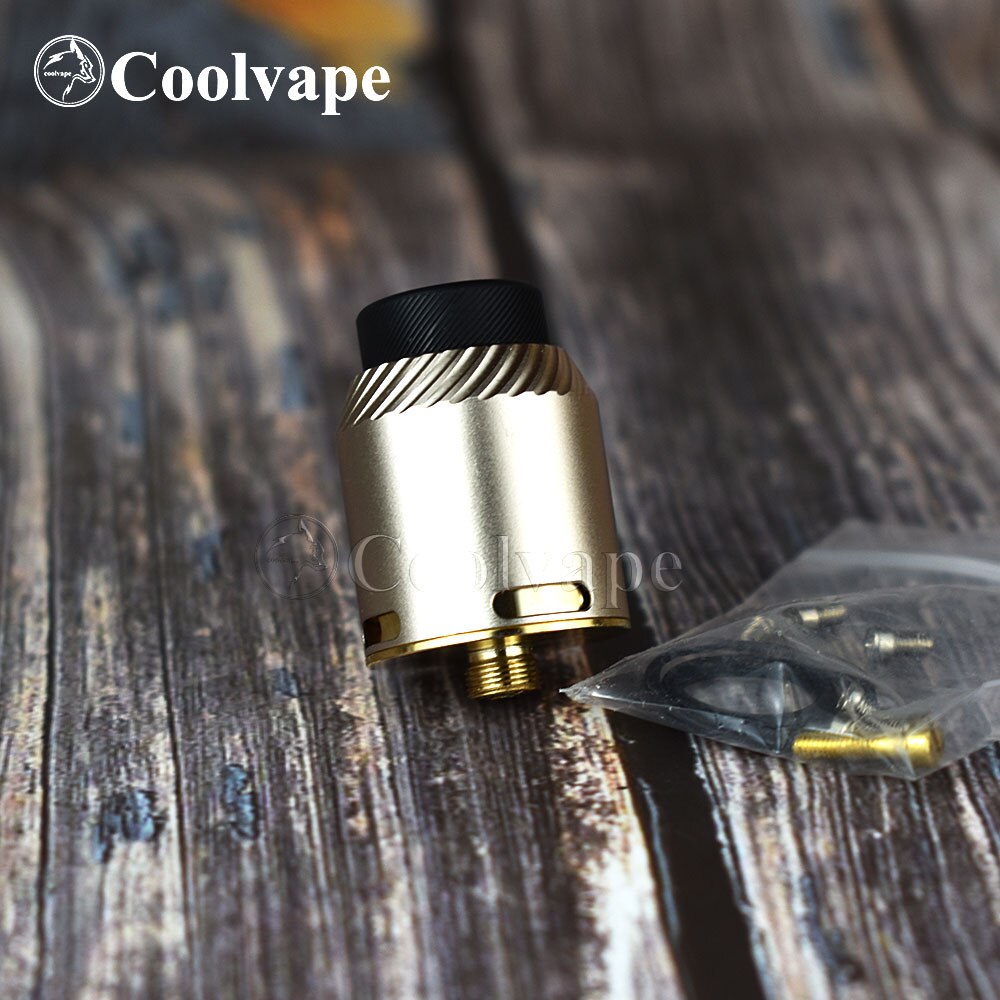 coolvape rda Apocalypse GEN 2 RDA with bf pin rebuildable 24mm Rebuilding Dripping Tank atomizer vs goon RDA: gold / only rda