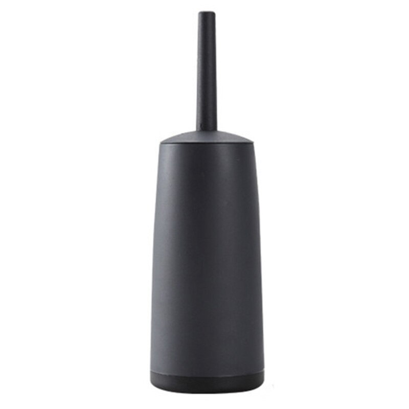 Toilet Brushes and Holders Toilet Bowl Brush with Holder Black for Bathrooms Modern Toilet Brush with Lid Longe: Default Title