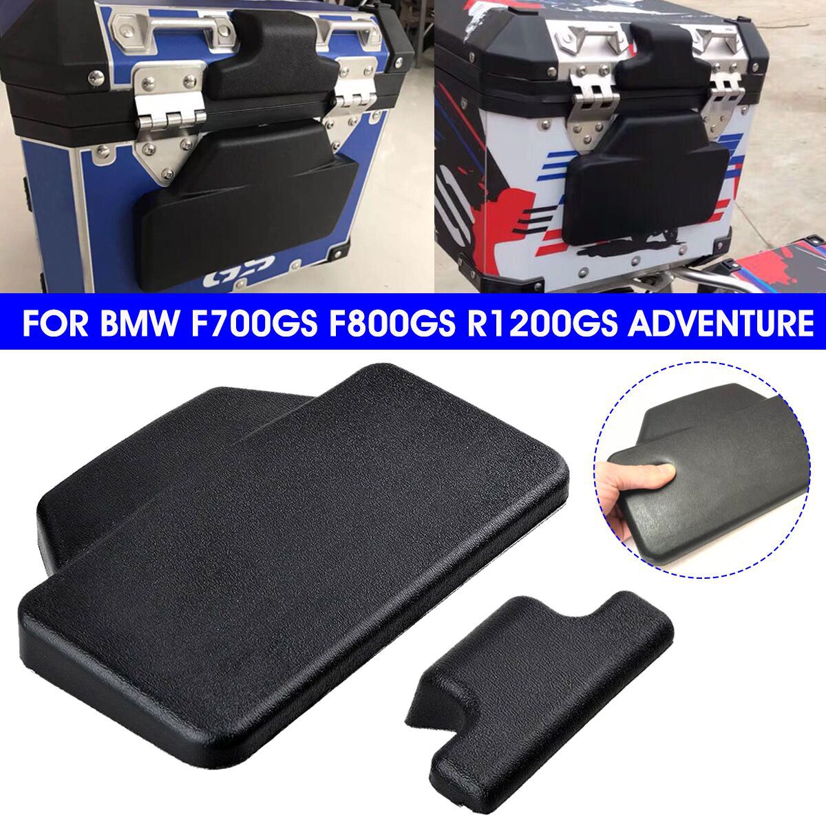 Voor BMW F750 GS/F850 GS/R 1250GS Passagier Rugleuning Terug Pad Achter Zadeltas Kofferbak Sticker F750GS F850GS r1250GS