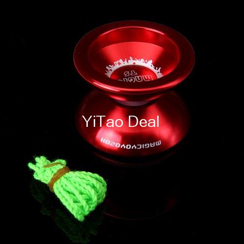 Magic yoyo red  t5 legering aluminium yo-yo yoyo leksak