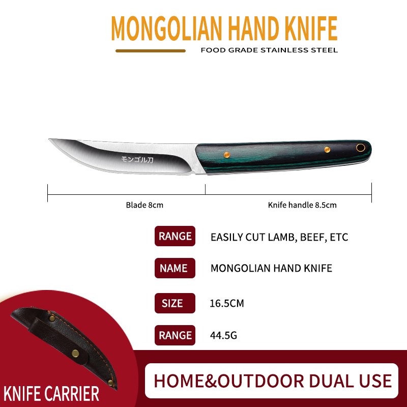 PLYS Gesmede buitenmessen, huishoudelijke fruitmessen, commerciële snijmessen, ouderwetse kleine eetmessen: Paars