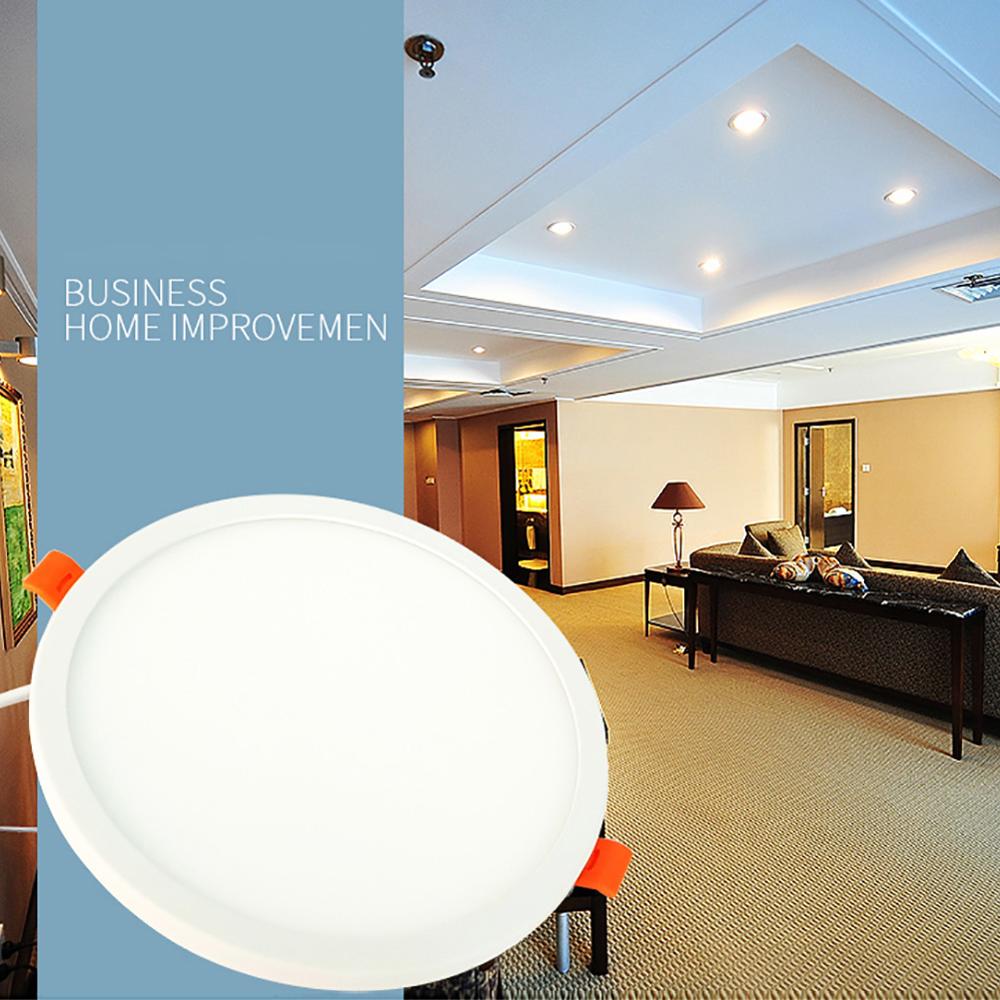 LED Panel Light AC220V 6W 8W 15W 20W Round LED Panel Light Recessed LED Ceiling Light Spot Downlight Dith Led Driver