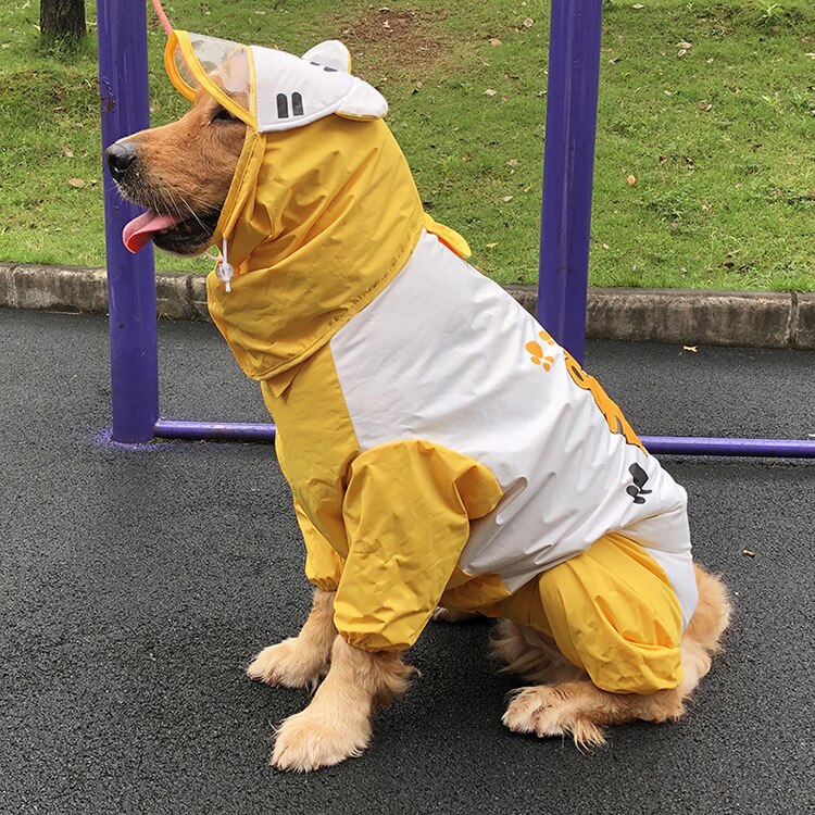 Big Dog Raincoat Golden Retriever Samoyeds Labrado... Grandado