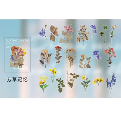 40 sztuk/partia klasyczny roślin grzyb motyl zwierzę domowe naklejki papierowe dekoracje DIY dla rękodzieło ablum Dziennik kawaii etykiety naklejki: 01