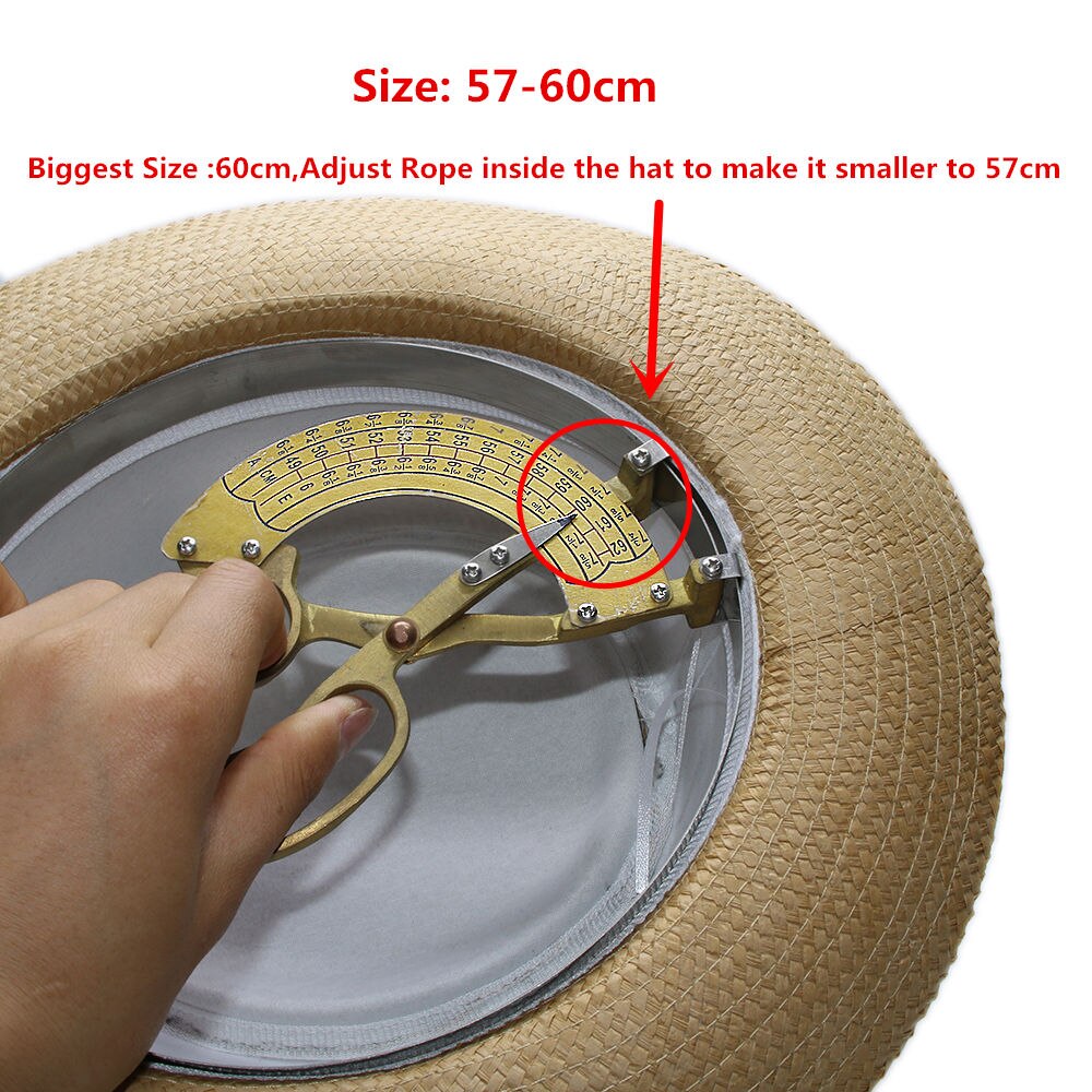Big Size Women Men Summer Wide Raffia Straw Pork P... – Grandado