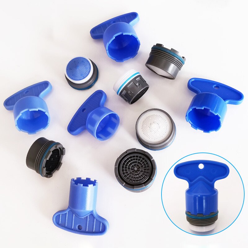 1set Friendly Plastic 16.5-24mm Thread Water Saving Tap Aerator Bubble Kitchen Bathroom Faucet Accessories