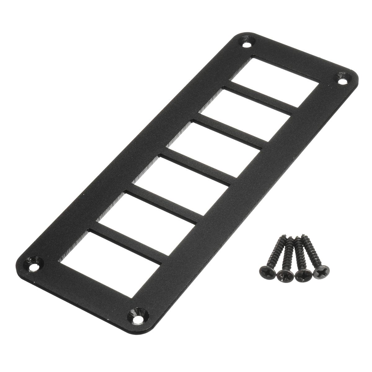 2/3/4/6 Way Car Boat Rocker Switch Panel Housing Holder Aluminum For ARB Carling Switches Parts