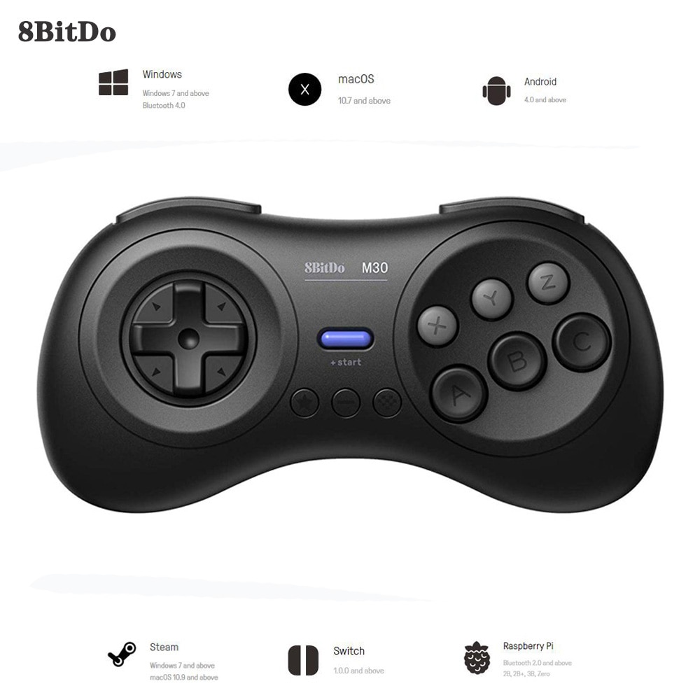 Wuiybn 8 Bitdo M30 Bluetooth Gamepad Wireless Controller Joystick Voor Nintendo Switch Pc, Macos En Android