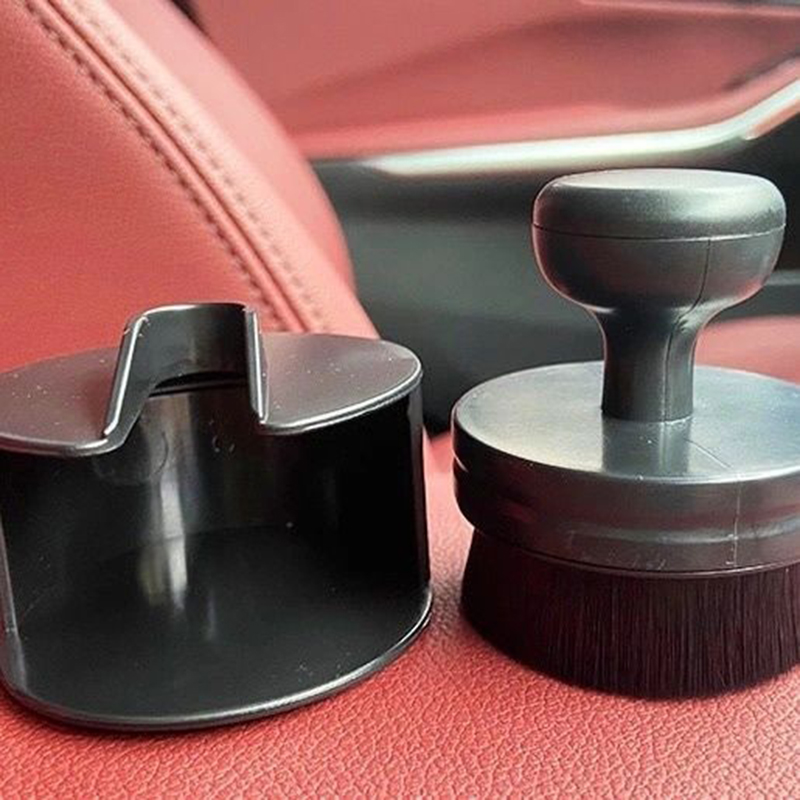 Algemene autoband reinigingsborstel met hoge dichtheid microvezel, glanspoetsmiddel, draagbare autowasverzorgingsapplicator, auto-interieurborstel