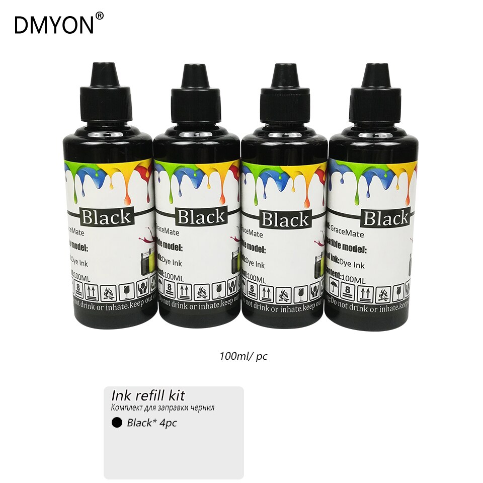 DMYON PGI550 CLI551 Ink Refill Kit Compatible for Canon PIXMA IP7250 MG5450 MG6350 MG7150 MG6450 MG5550 MX925 MX725 Printer