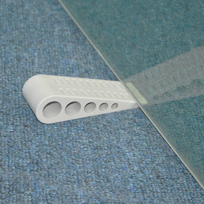 Nail-free Safety Rubber Door Stopper Wedge Security Door Stops Anti-bump Door Holder Gear Gate Resistance Door Stop Hardware