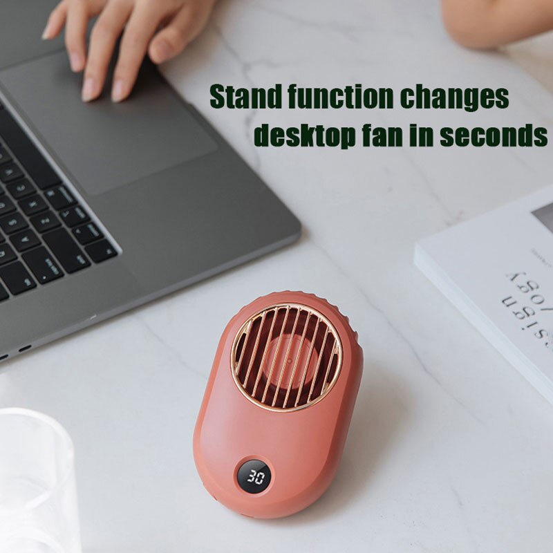 Hals hængende mini ventilator rejser udendørs bærbar ventilador desktop lille ventilator luftkøler sommer håndholdt ventilator ventilator