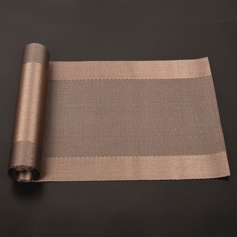 Runner da tavolo da tè impermeabile a prova di olio in PVC per la casa Runner da tavolo rettangolare semplice per tutti i fiammiferi Runner da tavolo traspirante antiscivolo: 35*200 centimetri / Giallo