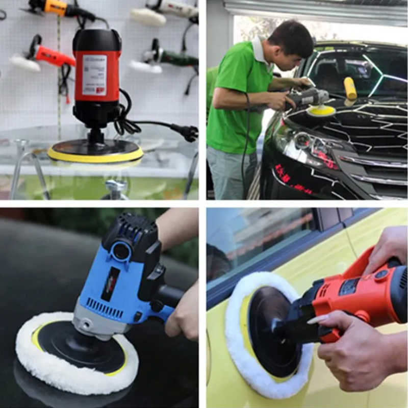 Disco de pulido de lana para coche, herramientas de pulido y encerado para coche, 75mm/125mm/150mm, almohadillas pulidoras para el cuidado de la pintura del coche, accesorios de belleza para automóvil