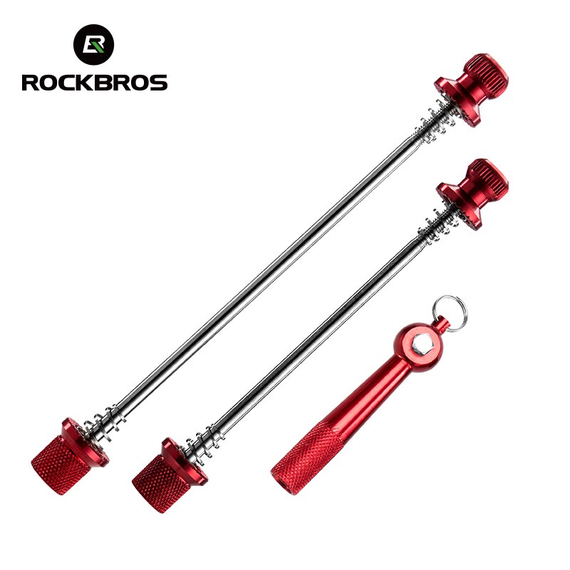 Rockbros fiets fietsnaven antidiefstal snelspanners fietsen mtb wielen vergrendeling beveiliging voor mtb racefiets onderdelen bmx