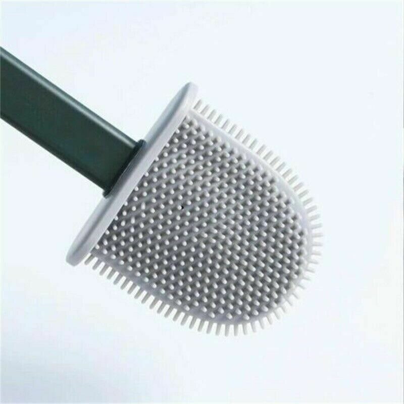 Neue Silikon biegen Wc Pinsel Mit Schnell Trocknend Halfter Kreative Reinigung Pinsel Weiche dauerhaft WC Schlecht Reinigung Werkzeuge