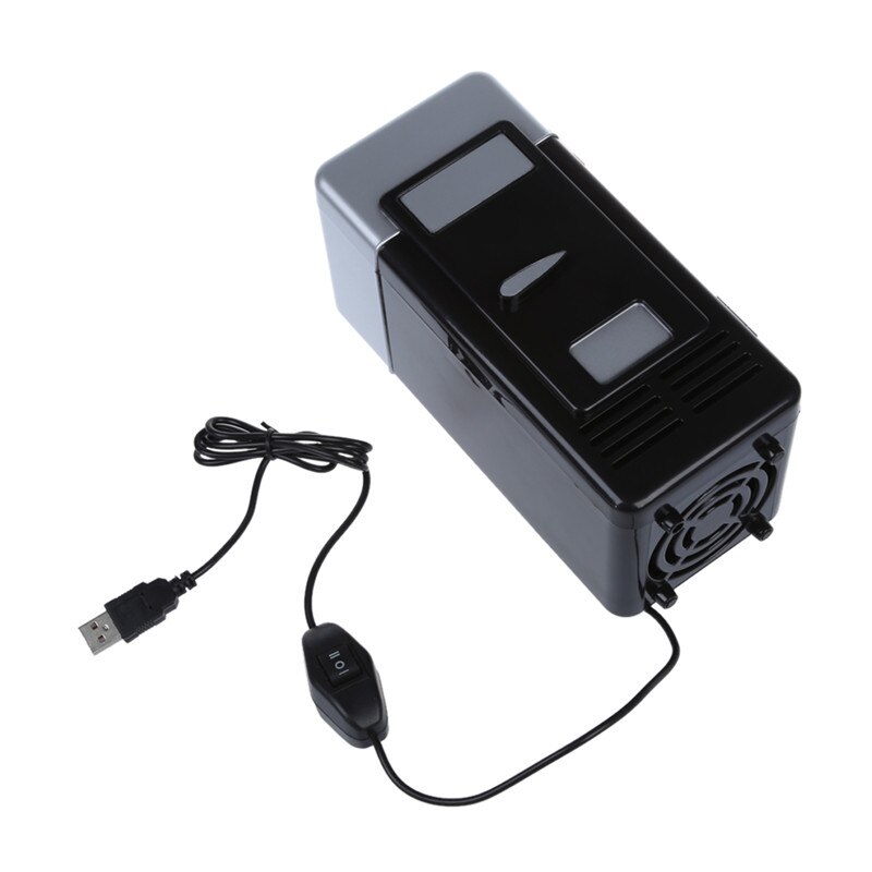 PC USB Mini Kühlschrank Kühlschrank Getränke Trinken Kann Kühler Wärmer