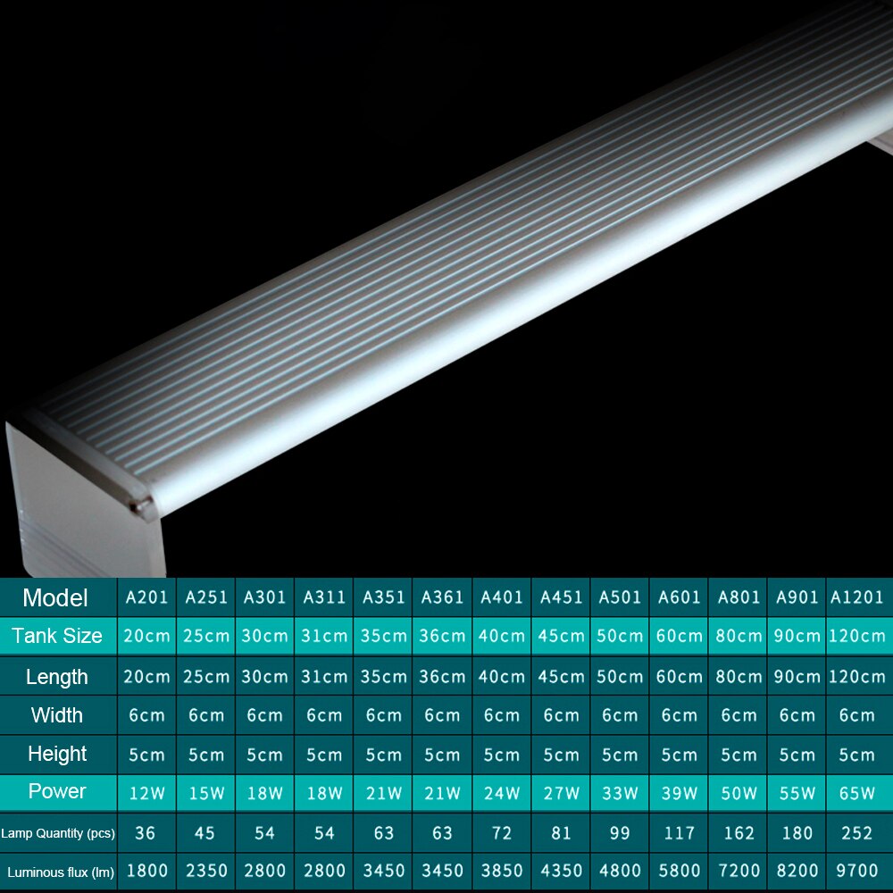 Chihiros – lumière d&#39;aquarium série A 2835 Led, lampe pour Aquarium 20 -120 CM poissons/crevettes/réservoir de plantation, fournitures aquatiques, accessoires