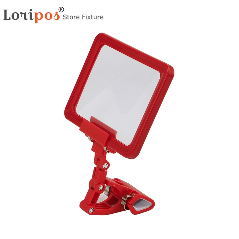 Supermarkt Fruit Prijskaartje Display Grondstof Teken Houder Klem Groente Naam Map Pop Plank Label Houder A6 Prijs Card Clip