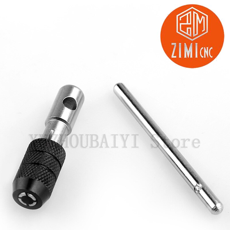 M5-M8 Tapping Wrench Tap Opspannen Moersleutel T-type Tap Wringer Hand Tap Chuck Wringer Verstelbare Tapping Apparaat