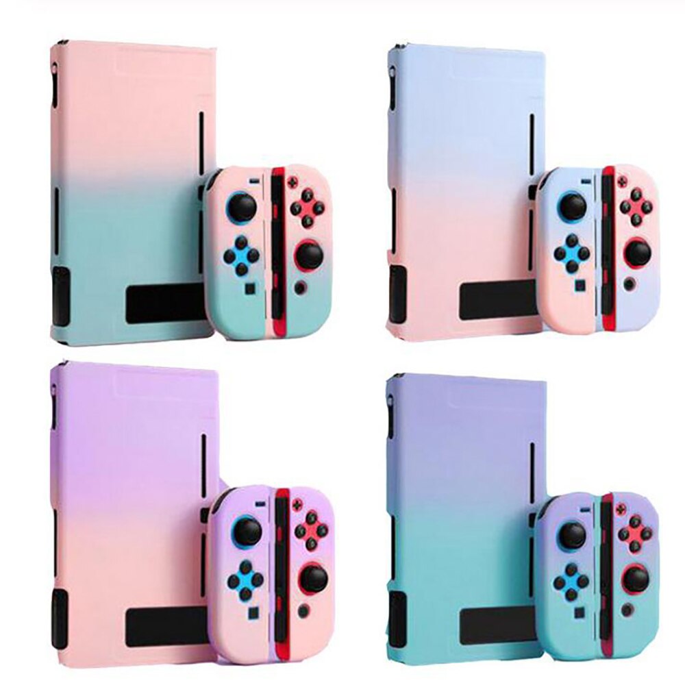 Kleurrijke Beschermhoes Voor Schakelaar Ultradunne Case Voor Ns Nx Console Beschermer Hard Shell Case Shield Voor Nintendos vreugde Schakelaar