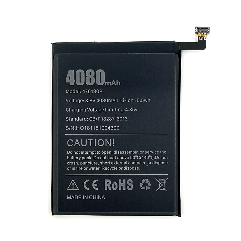 100% Original 4080mAh Batterie Für Vernee T3 Profi Telefon Neueste Produktion Batterie + Verfolgung nummer